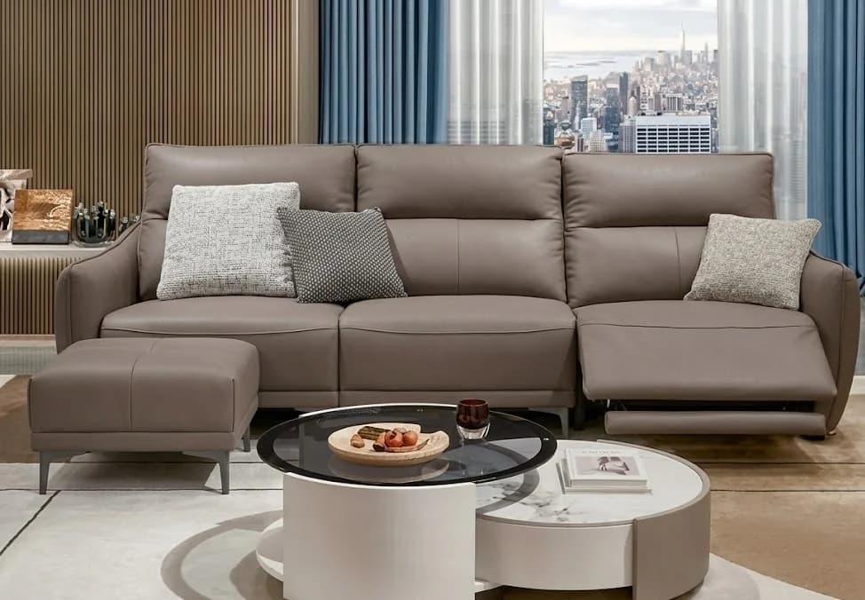 Suofeiya X Ester Alpha Pro leather sofa