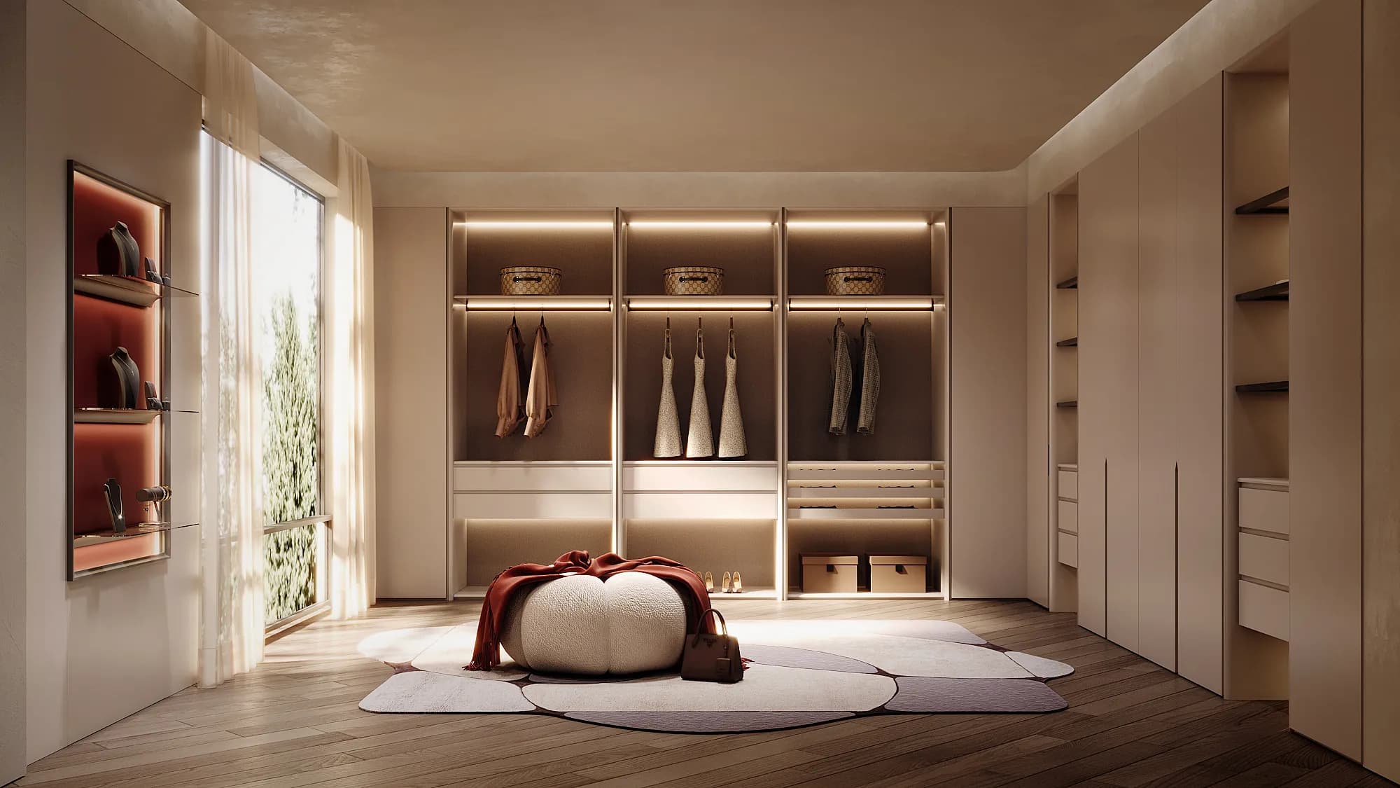 Luna series closet